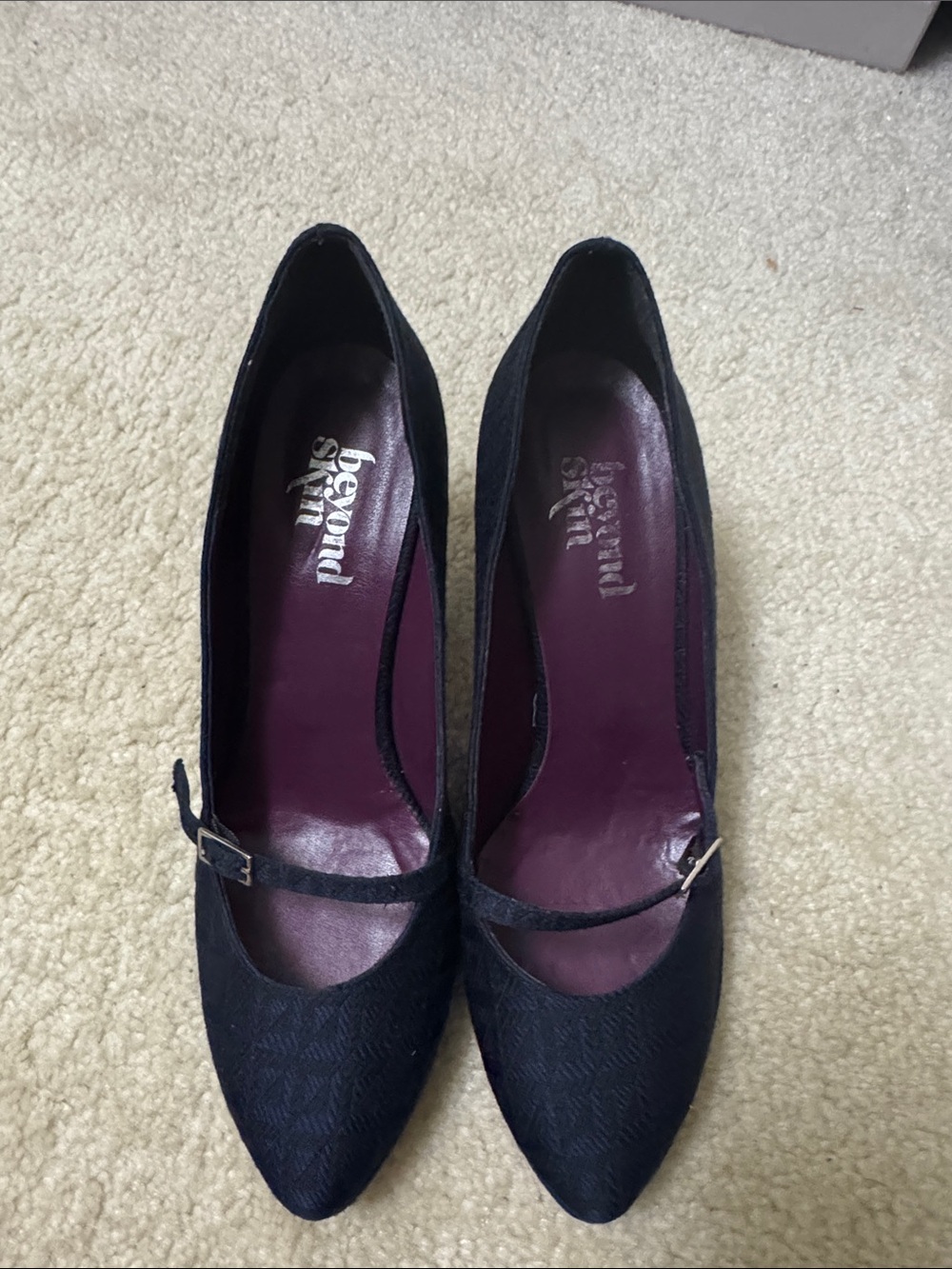 Prada Black Pointed Mary Jane Pumps